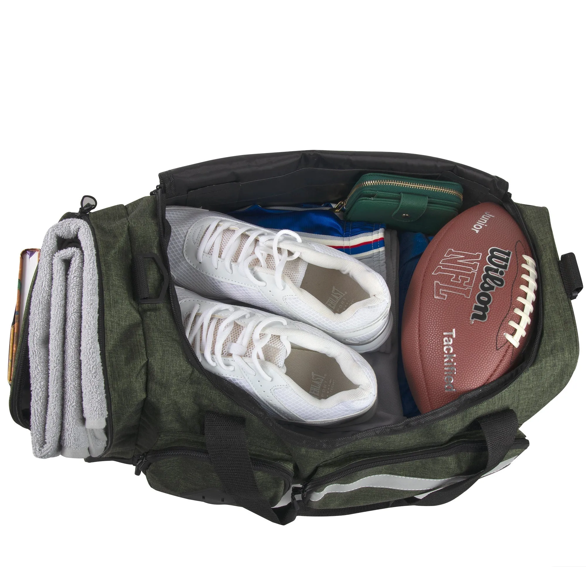 20 Inch Reflective Strip Duffle Bag