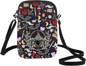 BWWKTOP Thorns Bookish Crossbody Bags Fantasy Novels Gifts Bookworm Shoulder Bag Bookish Merchandise