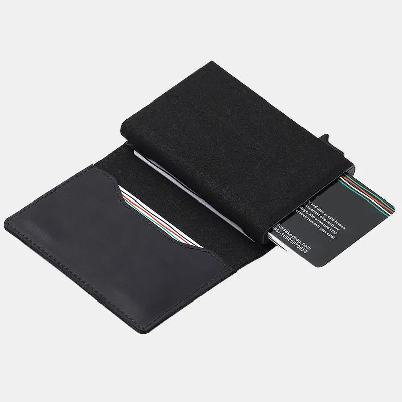 Camel Mountain Apple Airtag Popup Leather Wallet