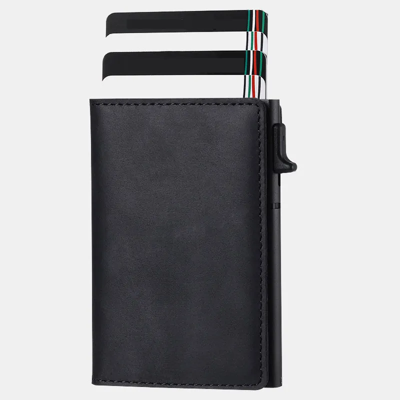Camel Mountain Apple Airtag Popup Leather Wallet