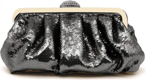 Clutch Purses for Women Sparkle Pleated Evening Clutch Bag Cloud Cross Body & Shoulder Bag for Party Prom Club Wedding