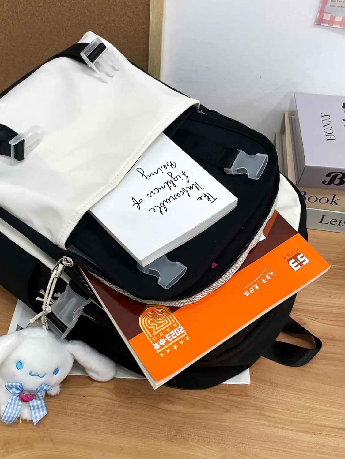Cute Backpack for Women Men, Ita Bag Kawaii Backpack Itabag Grunge Y2K Daypack Shoulder Bag Bookbag Kawaii Backpacks