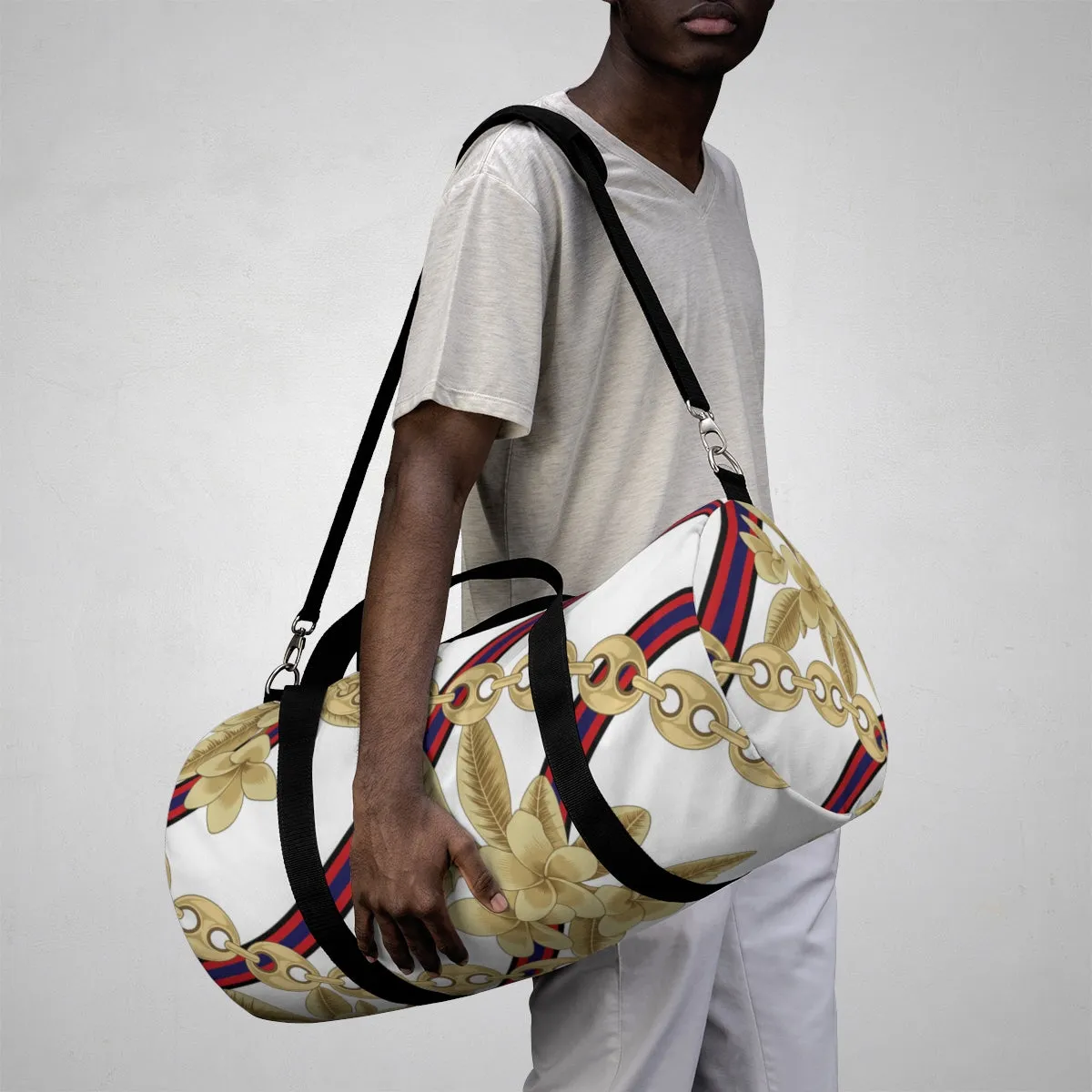 Dok Champa Chain All-Over Duffle Bag