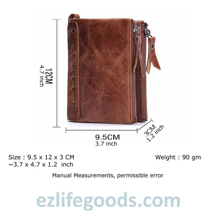 Genuine Cowhide Leather Wallet For Men