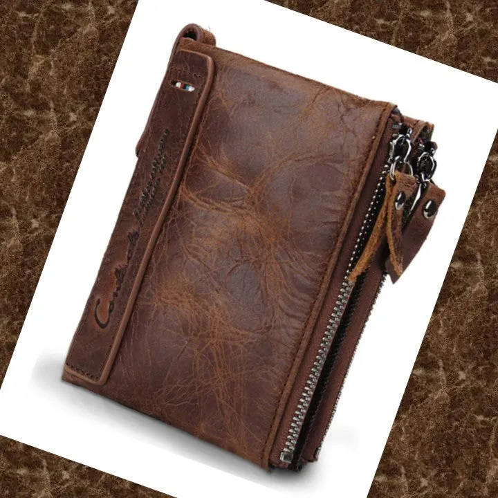 Genuine Cowhide Leather Wallet For Men