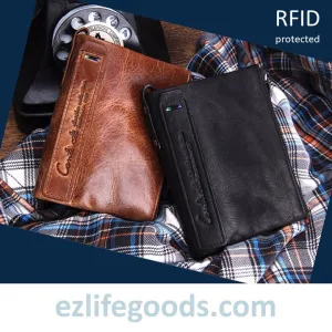 Genuine Cowhide Leather Wallet For Men