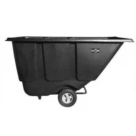 Globe GCP5602 Black Tilt Truck - 27 cu. ft.