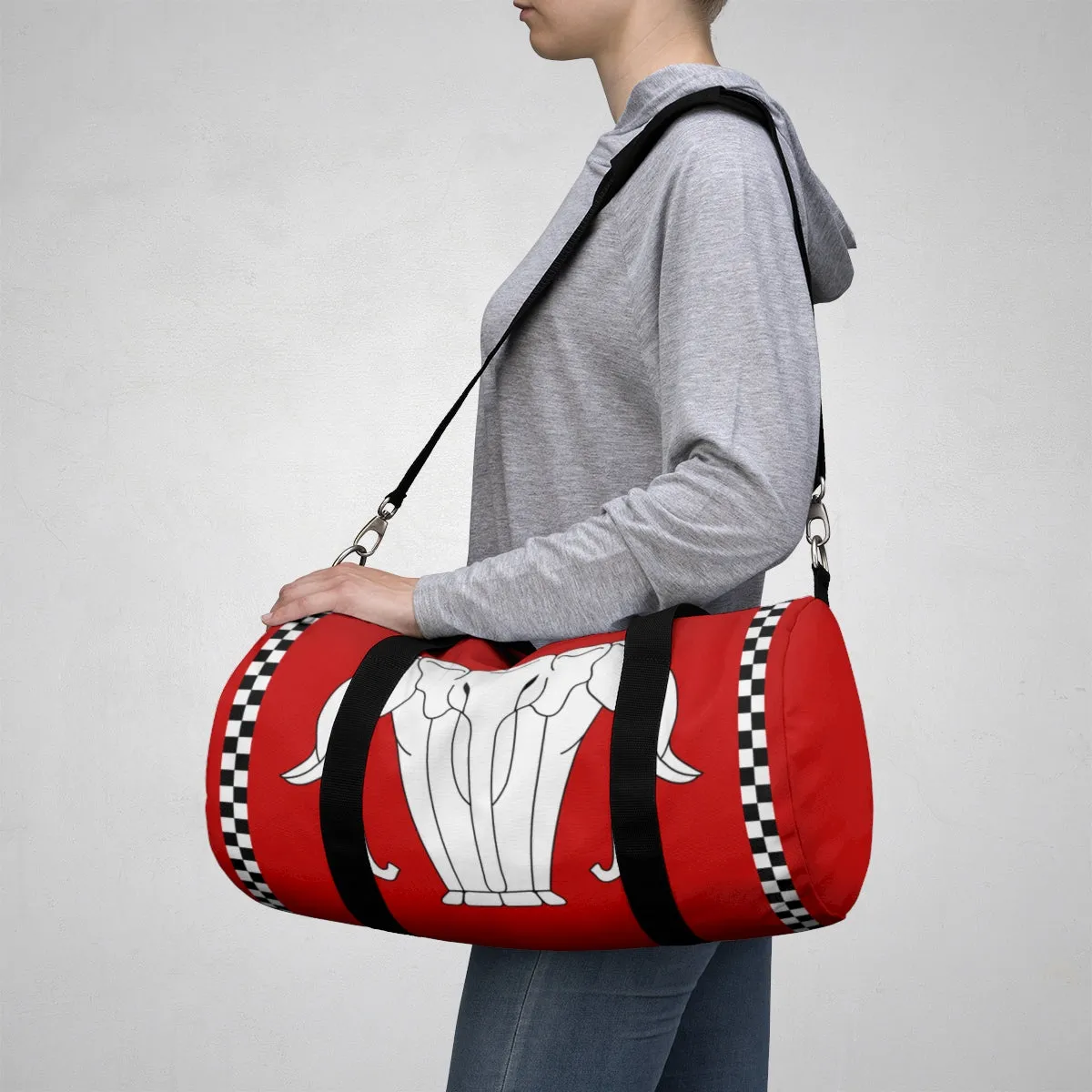 Lan Xang Checker Duffle Bag