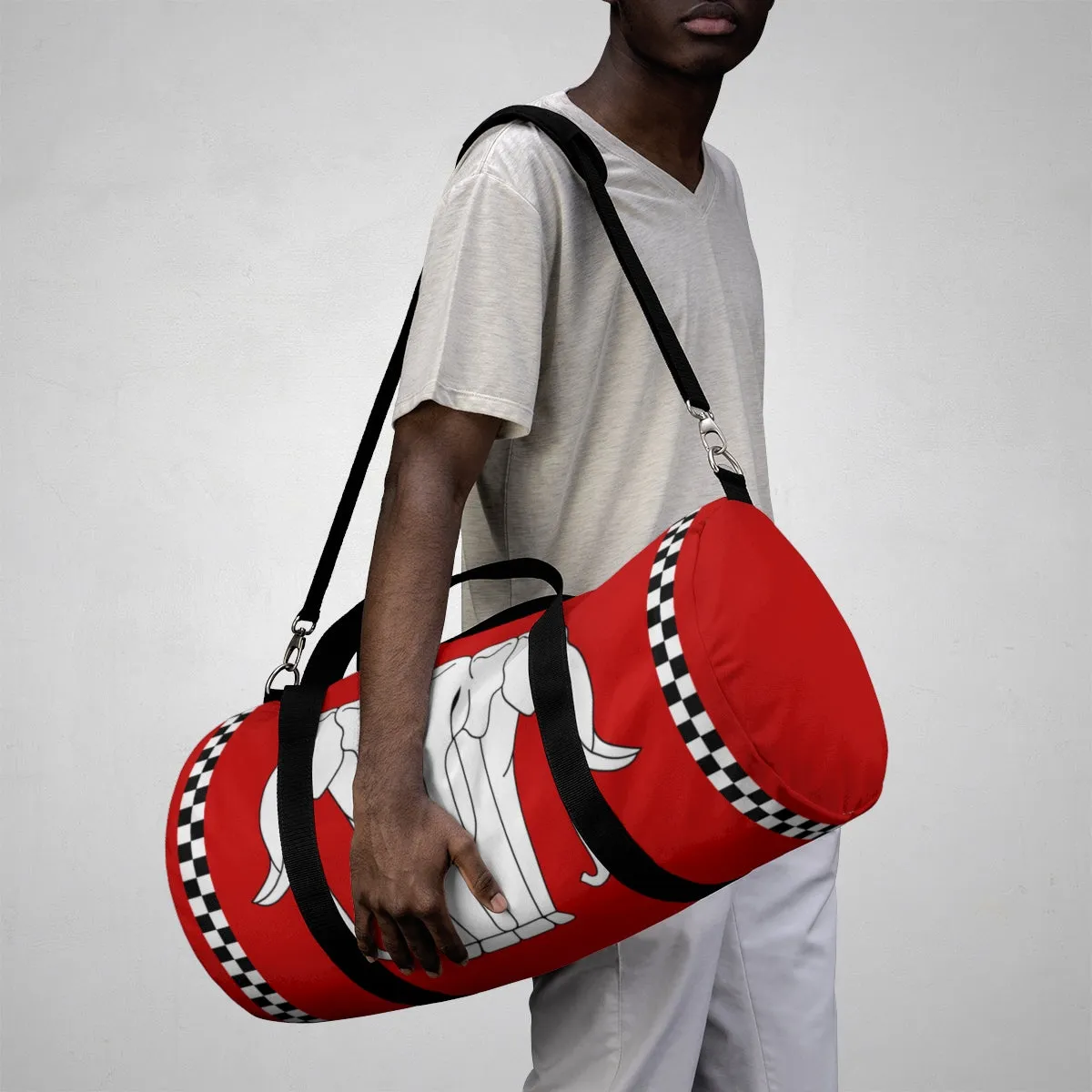 Lan Xang Checker Duffle Bag