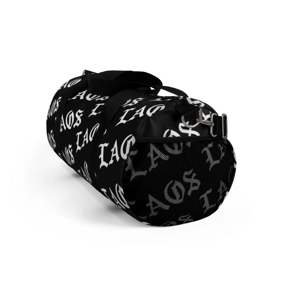 Laos Old English All-Over Duffle Bag