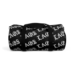 Laos Old English All-Over Duffle Bag