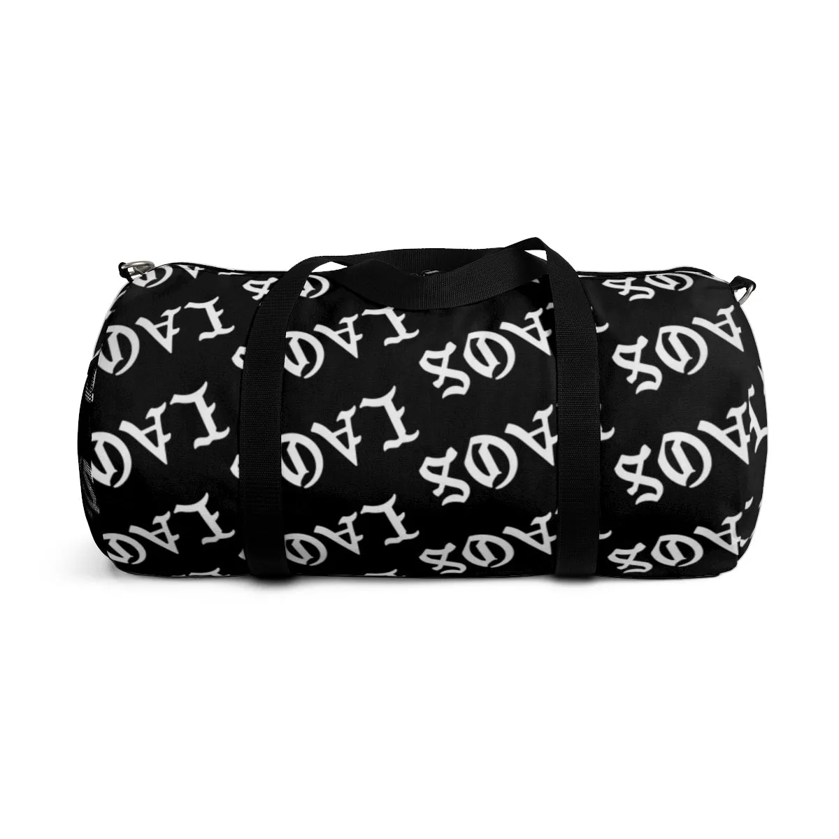 Laos Old English All-Over Duffle Bag