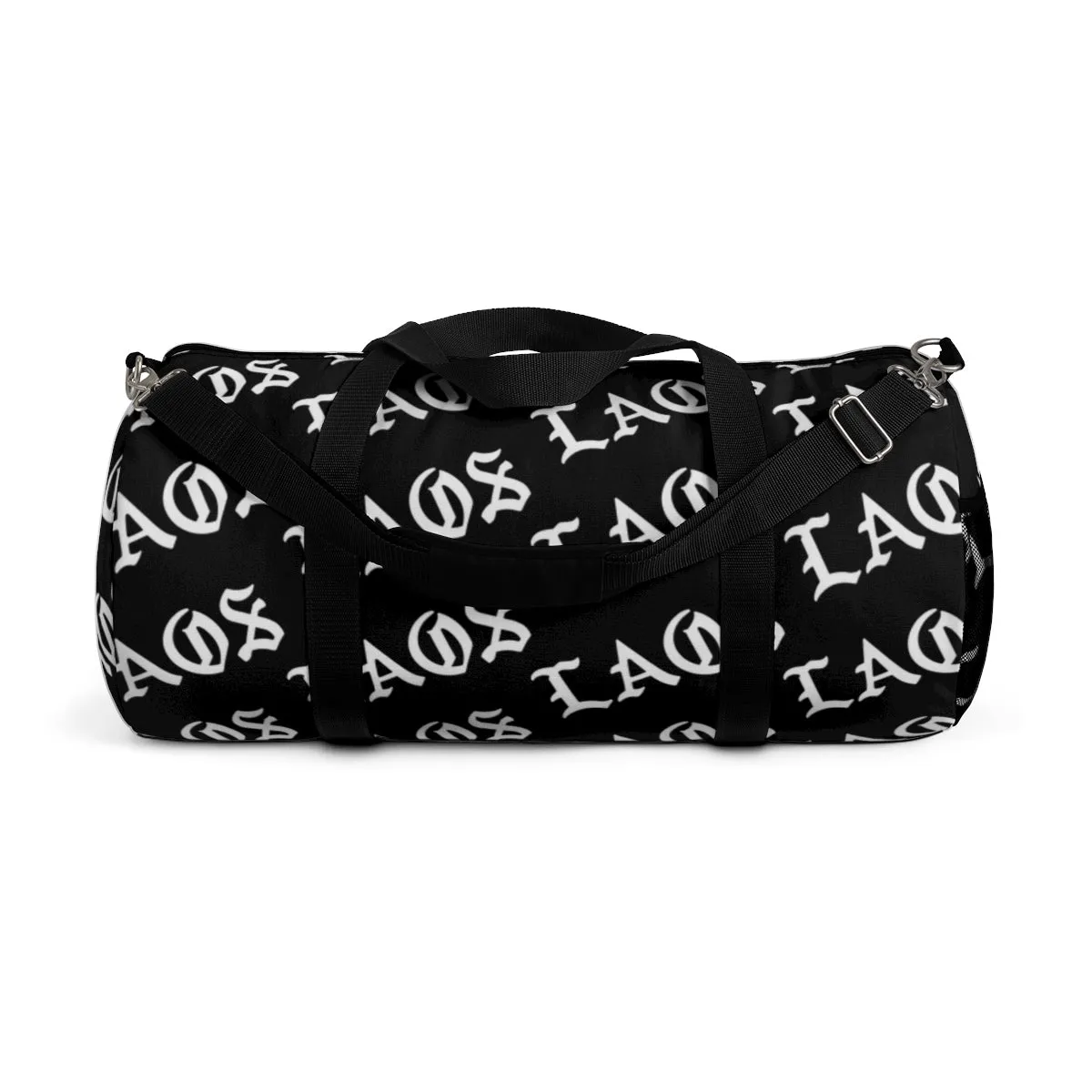 Laos Old English All-Over Duffle Bag