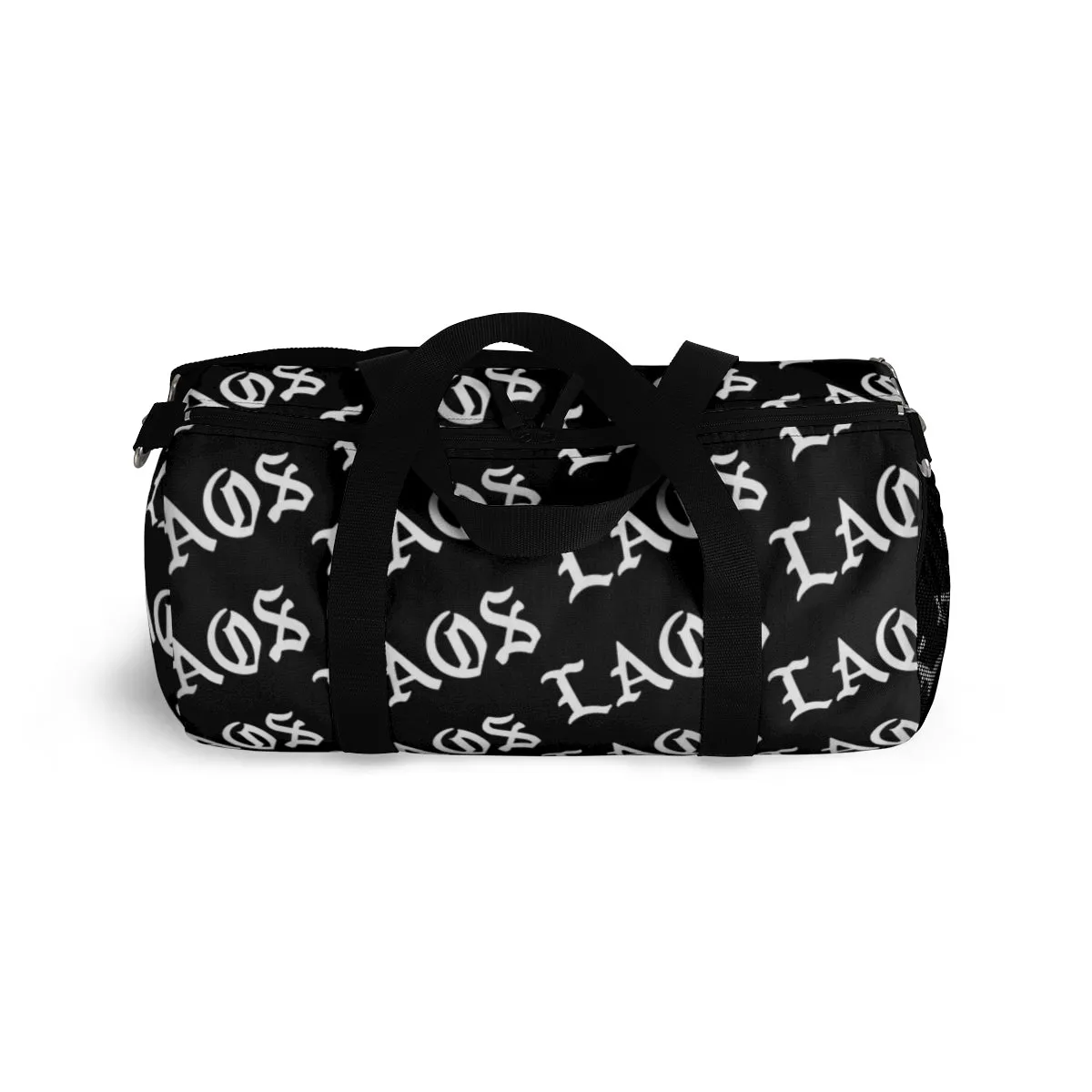 Laos Old English All-Over Duffle Bag