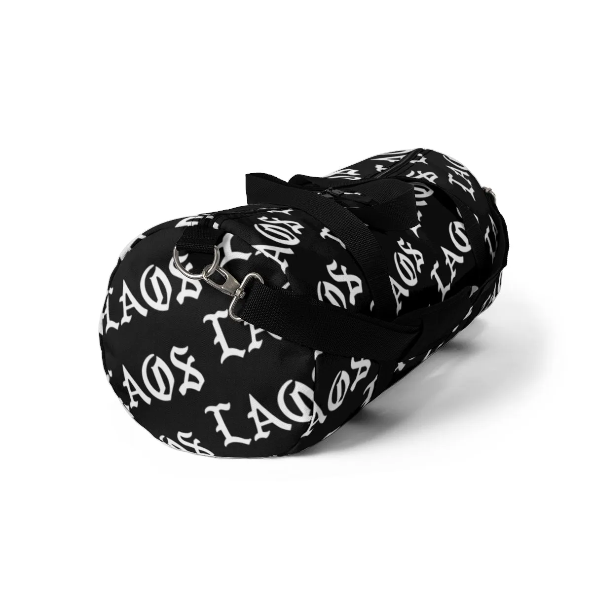 Laos Old English All-Over Duffle Bag