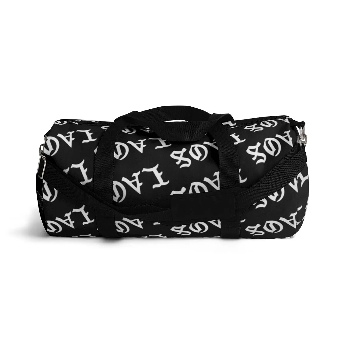 Laos Old English All-Over Duffle Bag
