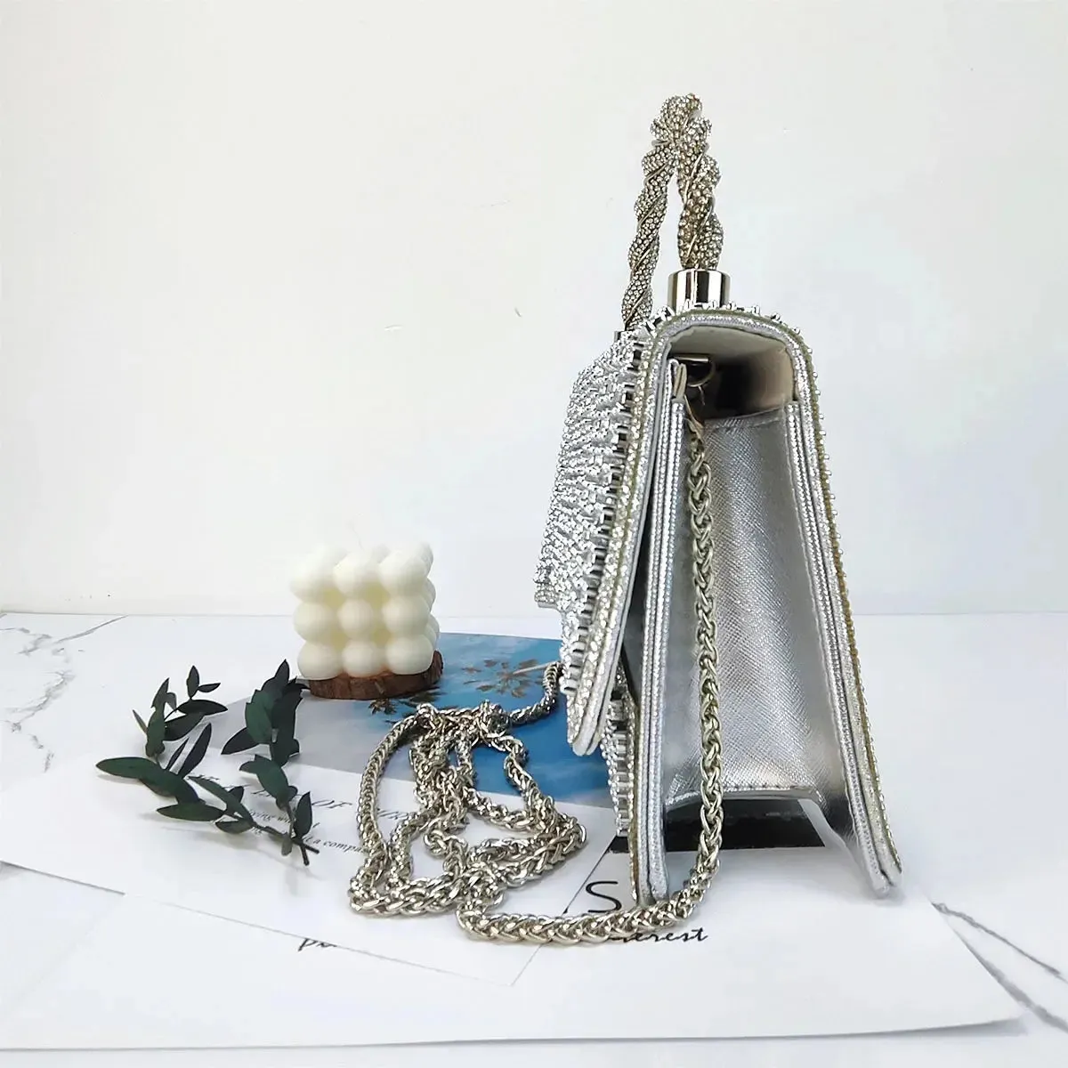 Lightweight Purses for Women Colored Rhinestone Tote Bag Besigner Luxury Bag Lightweight Purses for Women For Party Exquisite Fashion Crossbody Bags