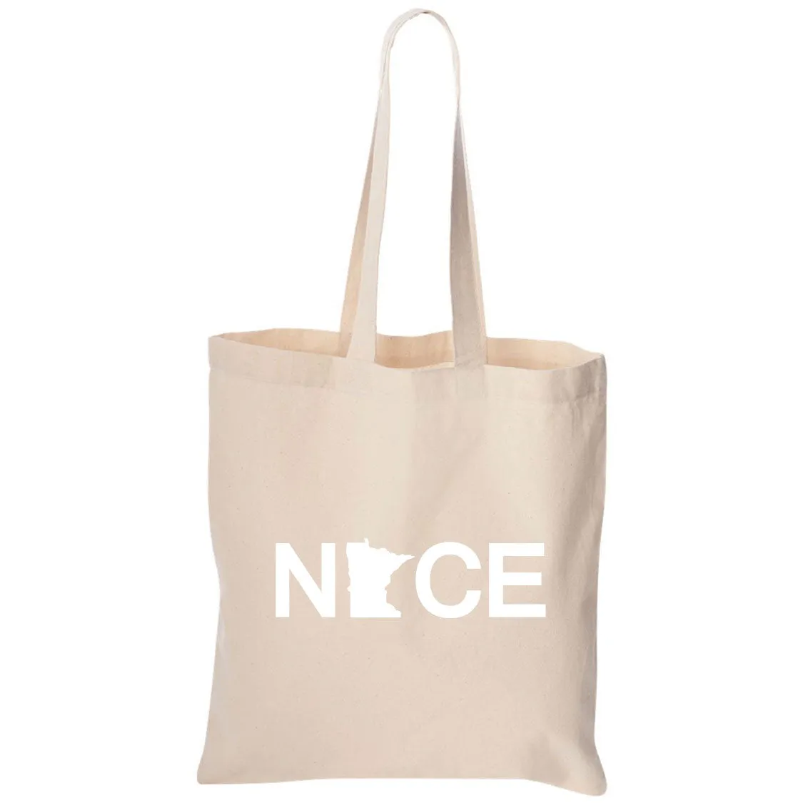 Minnesota NICE Canvas Tote Bag