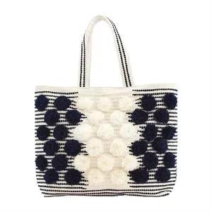 Mudpie- Handloom Pom Totes
