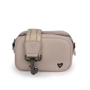 NEW: Durham Vegan Leather Crossbody - Dusty Pink