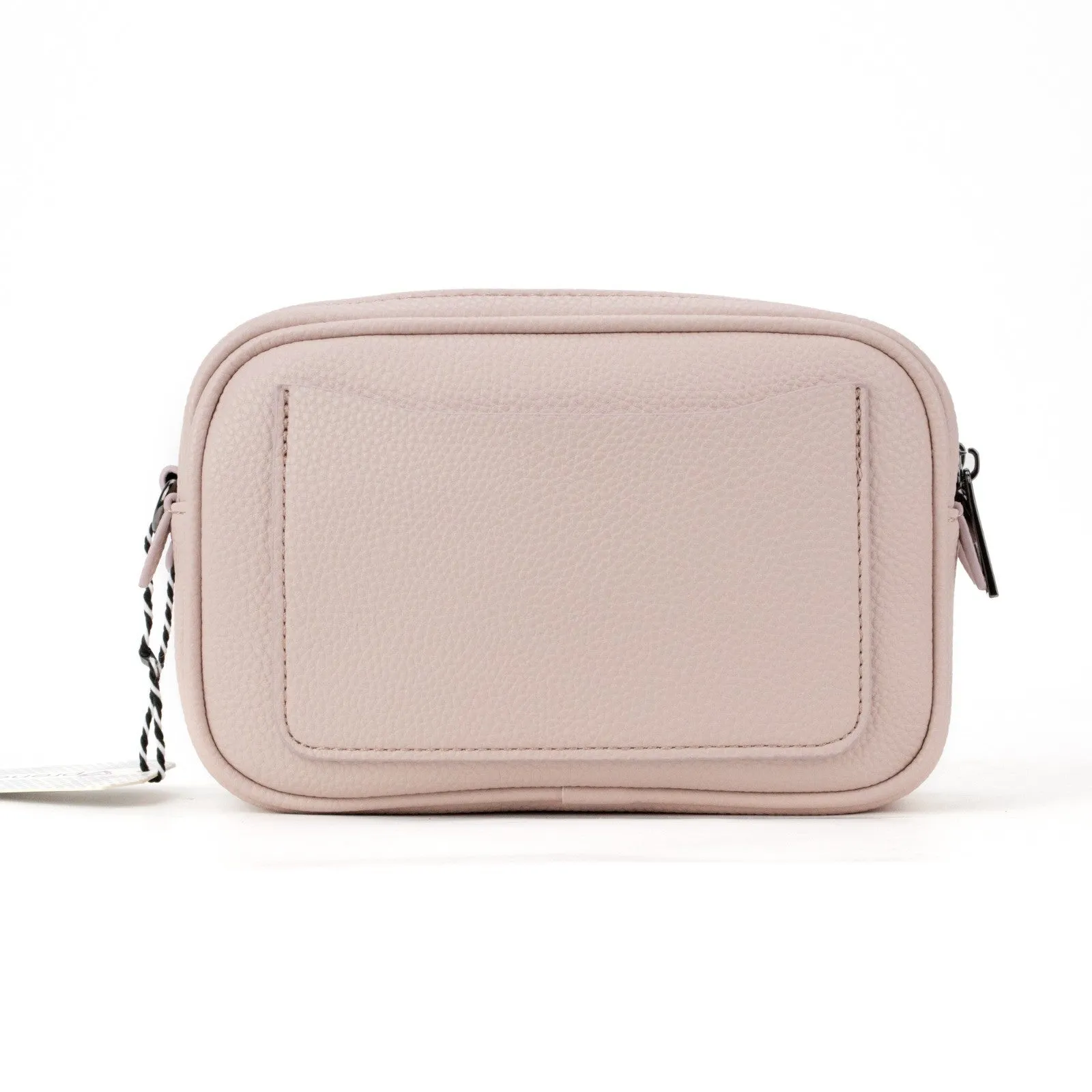 NEW: Durham Vegan Leather Crossbody - Dusty Pink