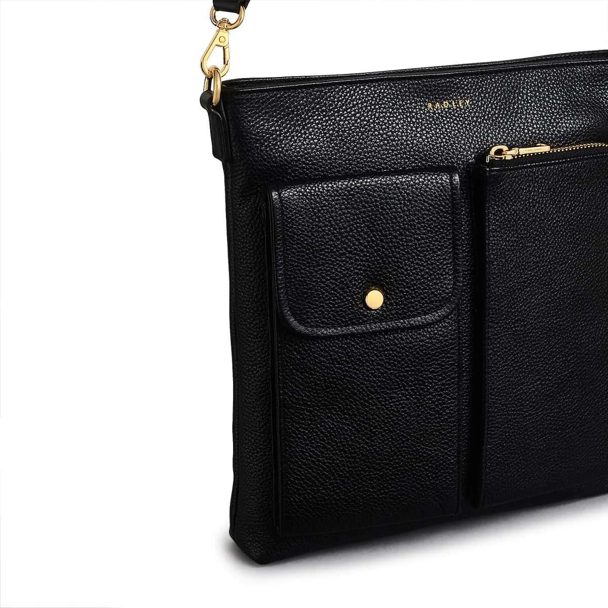 RADLEY London Selby Crescent Womens Small Leather Ziptop Crossbody Bag