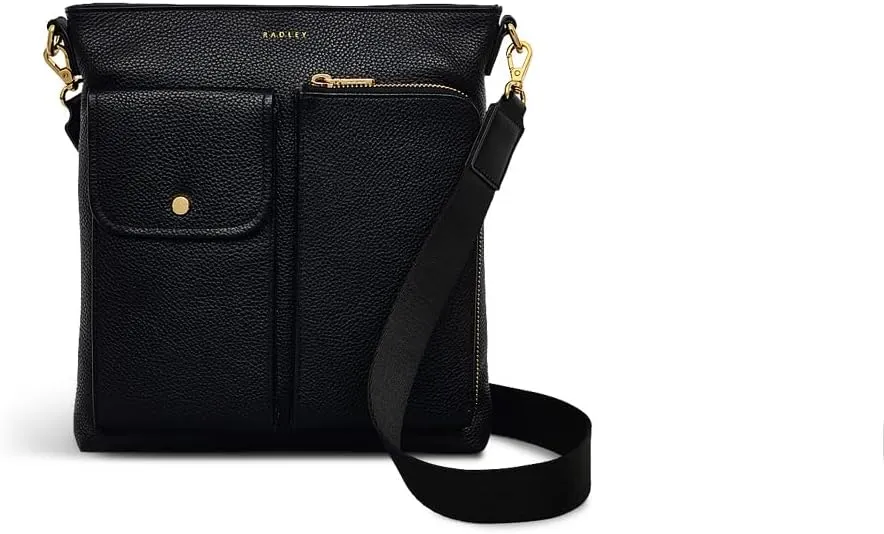 RADLEY London Selby Crescent Womens Small Leather Ziptop Crossbody Bag