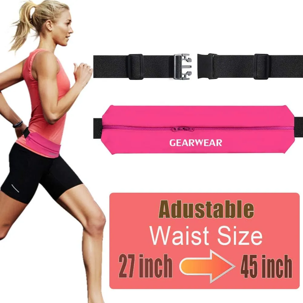Running Phone Holder for Women and Men|Runner Running Belt Waist Band for Workout Fitness Walking Jogging Exercise Sport