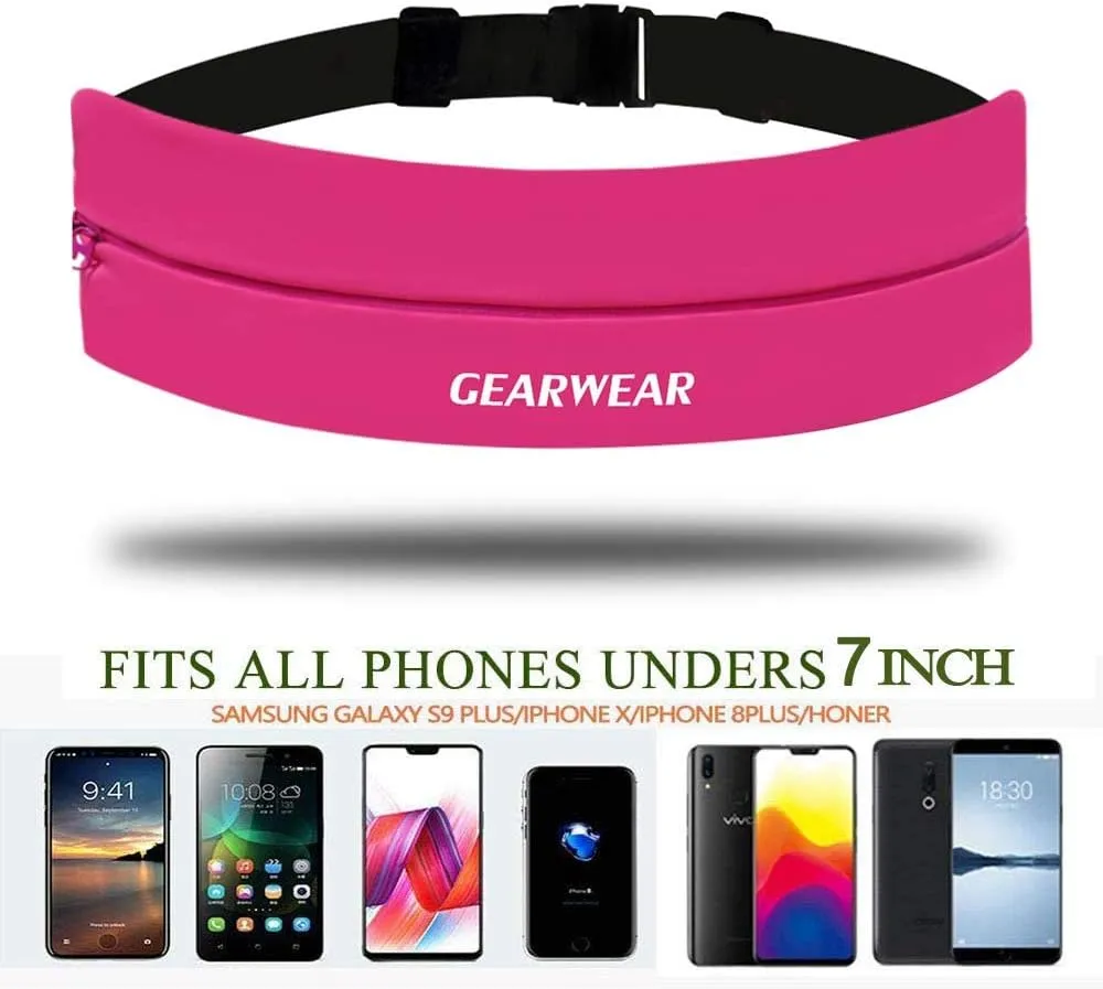 Running Phone Holder for Women and Men|Runner Running Belt Waist Band for Workout Fitness Walking Jogging Exercise Sport