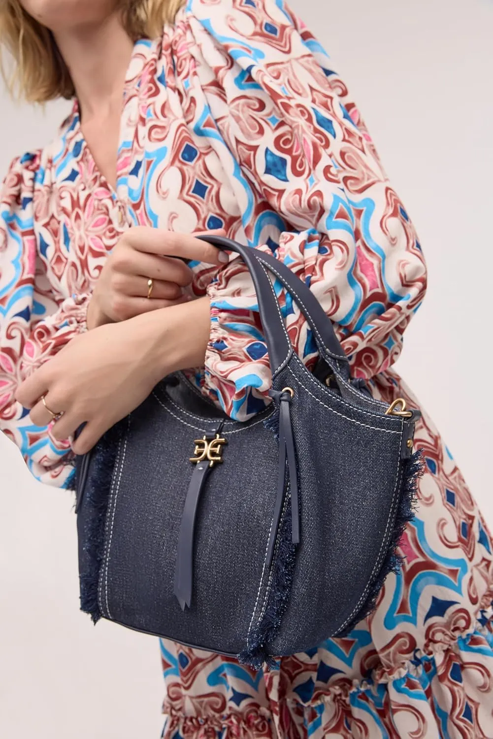 Sam Edelman Irina Denim Reversable Tote