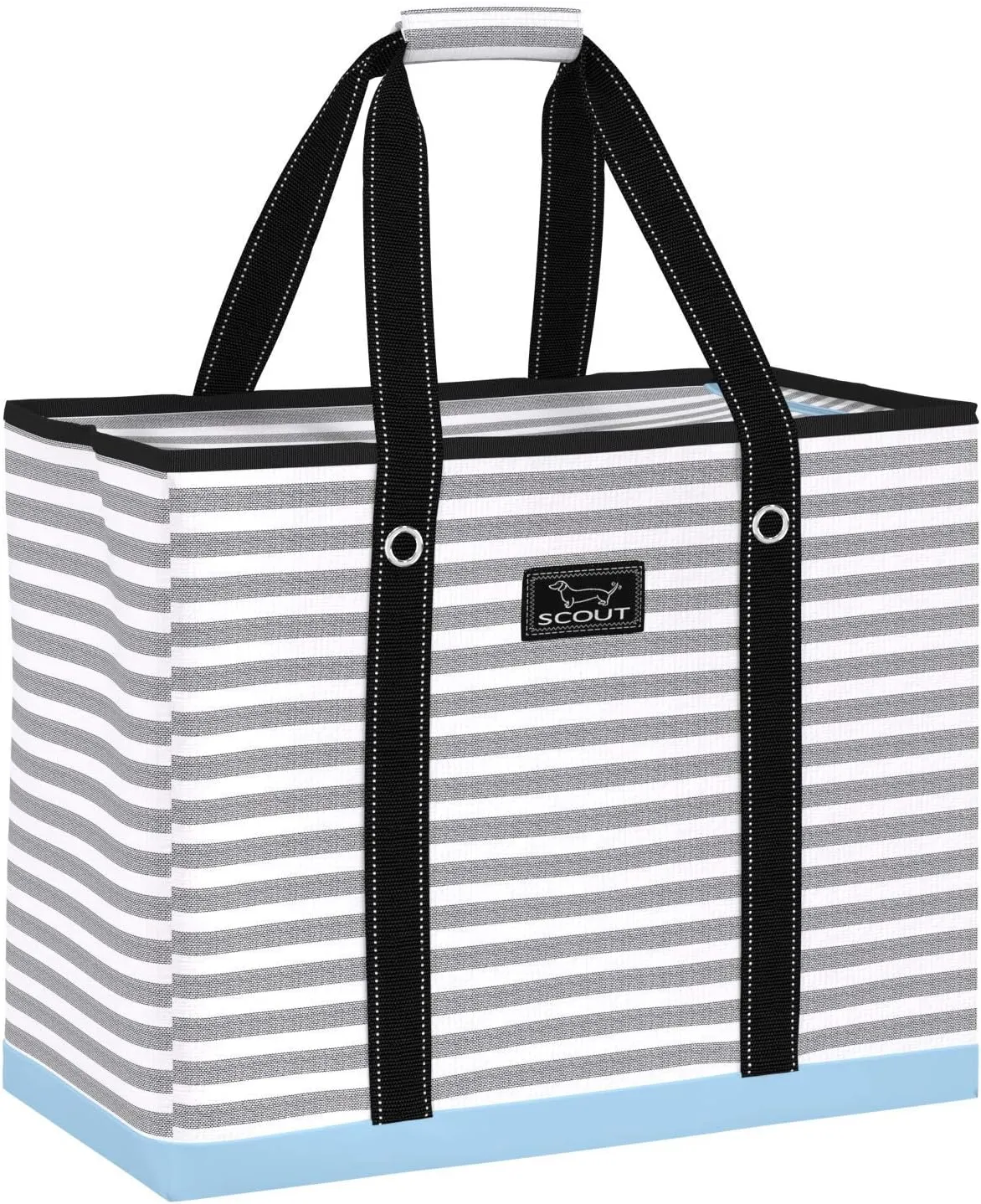 SCOUT 3 Girls' Extra Large Sandproof Utility Tote - Zipper Closure Beach, Pool & Travel Bag