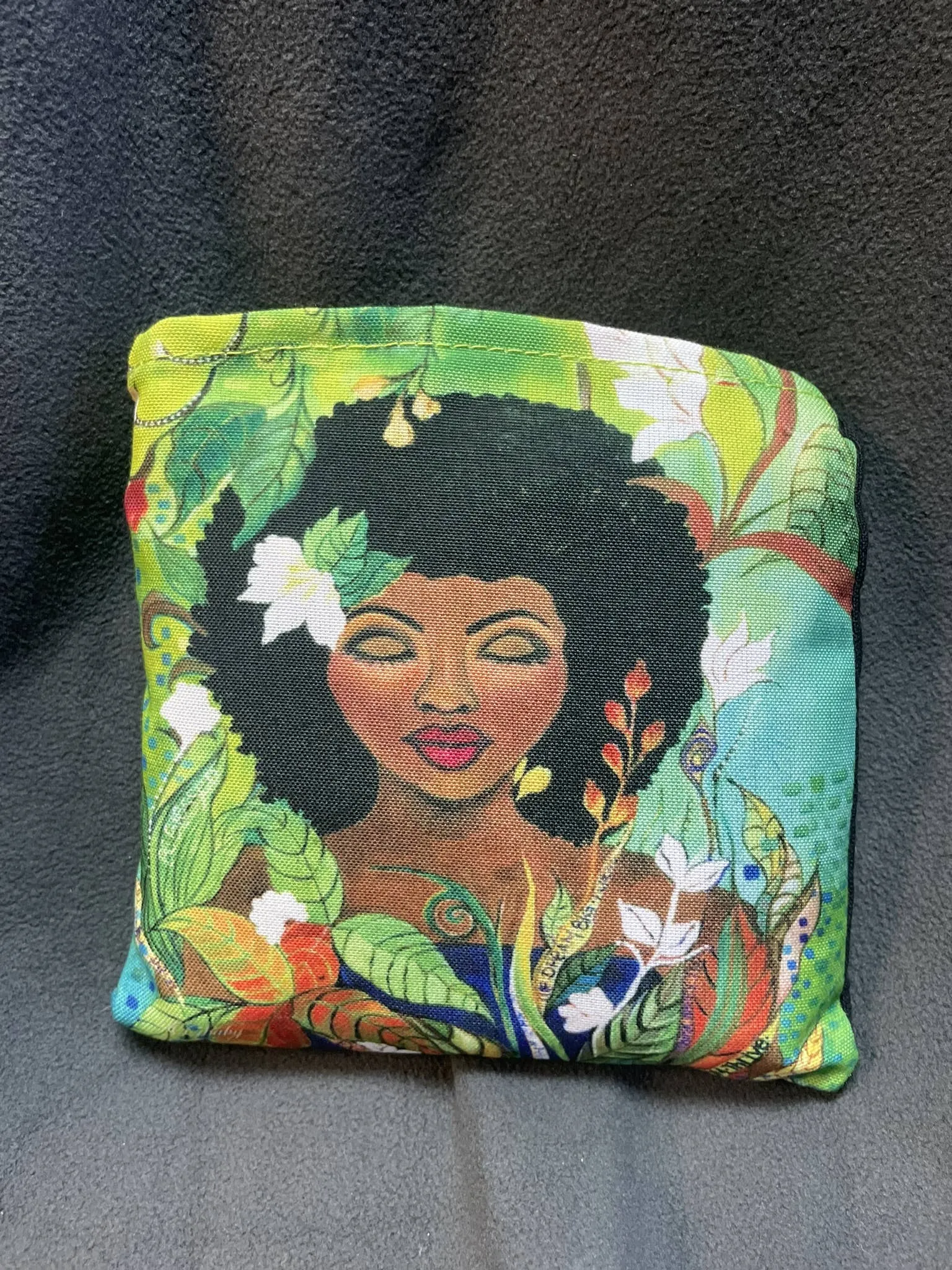 Shades of Color, LLC - Folded Canvas Shopping Bag I Am Life