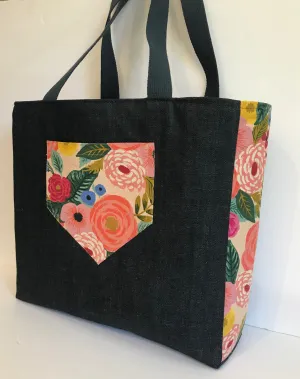 Simple Sturdy Tote Denim & Rifle Paper Co