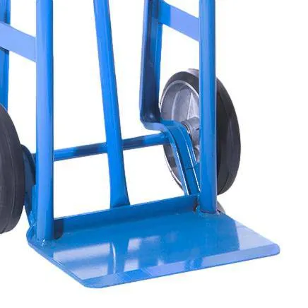 Single Pin Steel Hand Truck w/ Rubber Wheels Heavy Duty (55"H)