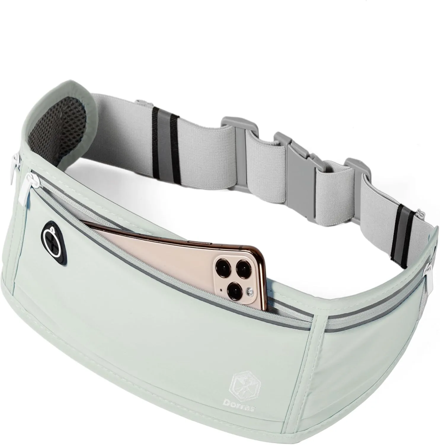 Slim Running Belt Fanny Pack for Women & Men, Running Phone Holder Runners Belt Waist Pack Bag for Running Hiking Sports