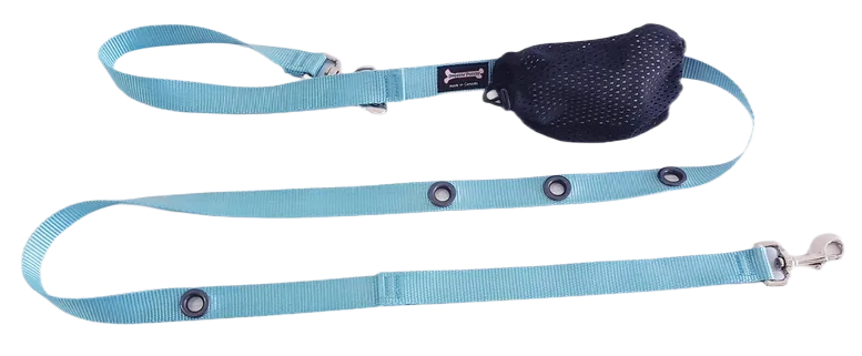 Smoochy Poochy Hands Free Leash - Turquoise