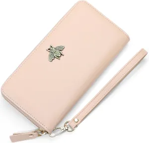 Women Wallet RFID Blocking Ladies Clutch Purses Long Wristlet Wallets for Women