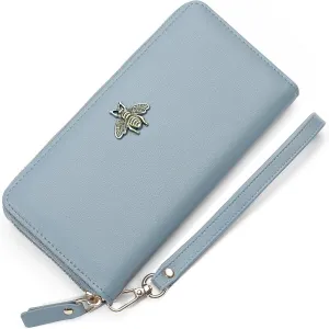 Women Wallet RFID Blocking Ladies Clutch Purses Long Wristlet Wallets for Women