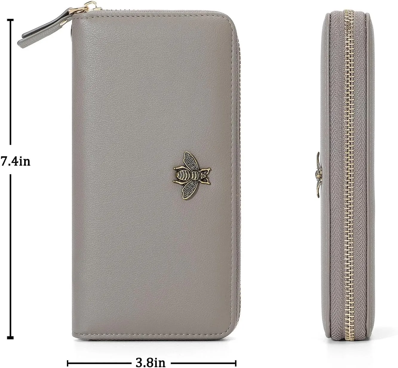 Women Wallet RFID Blocking Ladies Clutch Purses Long Wristlet Wallets for Women