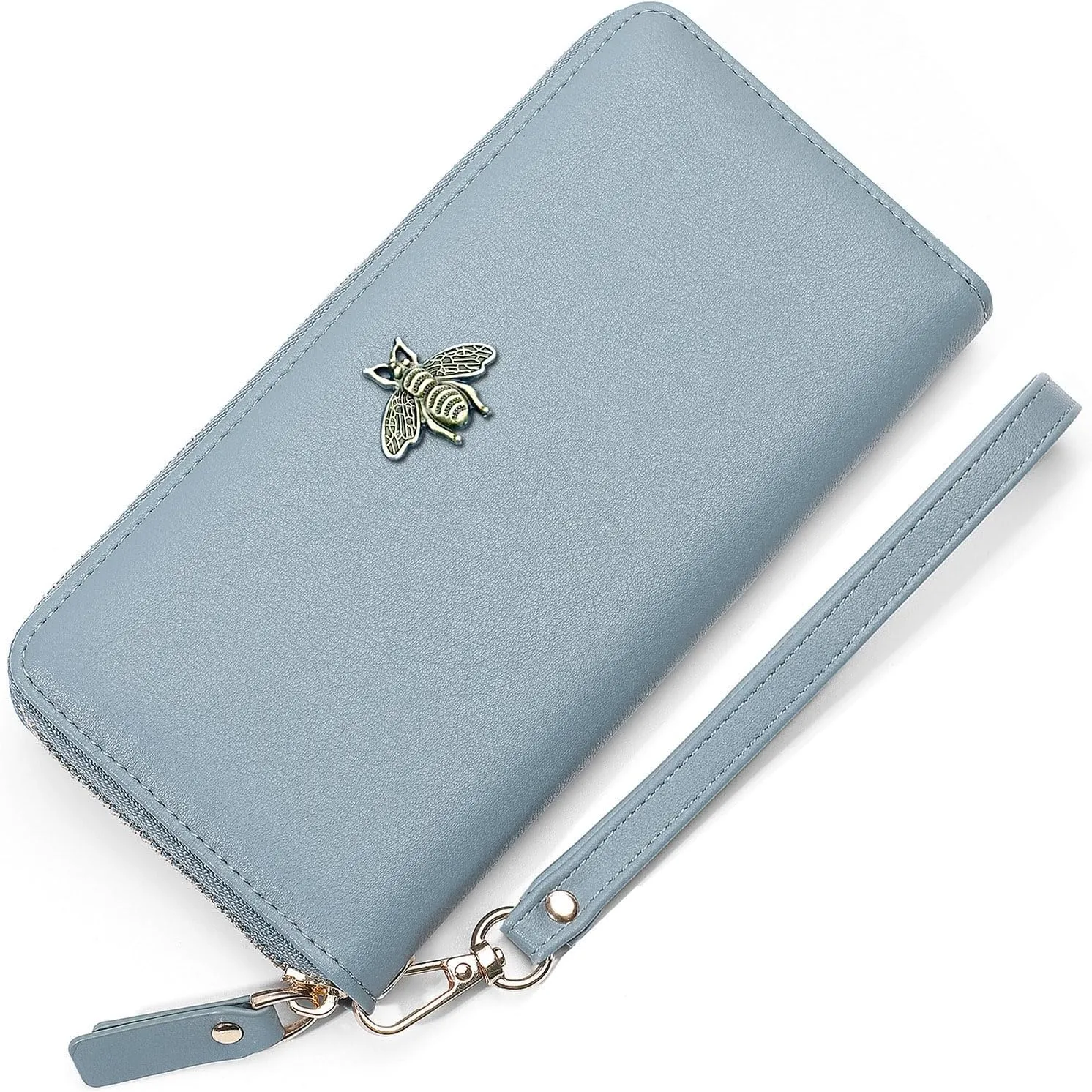 Women Wallet RFID Blocking Ladies Clutch Purses Long Wristlet Wallets for Women