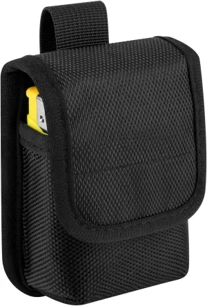 Xxerciz Tactical Cigarette Pouch Molle Nylon Military Bag Compact EDC Battery Lighter Storage Bag Mini Cigar Waist Pack, Black